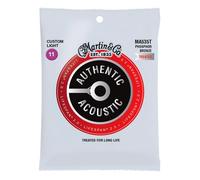 Martin MA535T - Jeu de cordes guitare acoustique - Authentic Treated Phosphore bronze - Custom Light 11-52