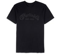Martin Men's Tee Tone on Tone Black 3XL