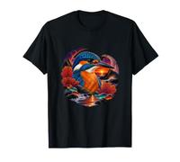 Martin-pêcheur commun au Coucher du Soleil volcanique T-Shirt