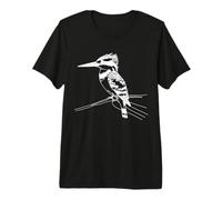 Martin-pêcheur Linéart Observateur d'oiseaux T-Shirt Haut de Gamme