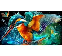 Martin-pêcheur Papier recyclé Puzzle 1000 pièces Jeu Familial Amusant & Stimulant Jeu pour Toute la Famille Cadeau pour Femmes et Hommes 70x50cm/1000pcs