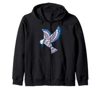Martin-pêcheur Style amérindien Pacifique Northwest Sweat à Capuche