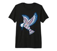Martin-pêcheur Style amérindien Pacifique Northwest T-Shirt Haut de Gamme