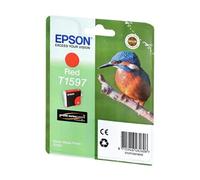 Epson T1597 Cartouche d'encre d'origine pour Stylus Photo R2000 Rouge