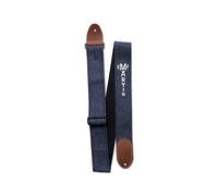 MARTIN Sangle pour guitare en Coton Eco-friendly, bleu, effet denim (A0077)