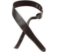 MARTIN Sangle pour guitare en cuir marron, slim, Logo Martin en relief, largeur: 2,25" (A0045)