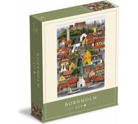 Martin Schwartz Puzzle Bornholm, Städtepuzzle Dänemark, 33 x 47 cm, 500 Teile, MS0610