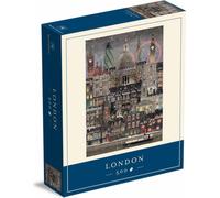 Martin Schwartz Puzzle Christmas in London, Städtepuzzle England, 33 x 47 cm, 500 Teile, MS0621