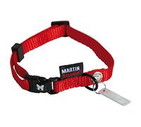 Martin sellier - 12110.1 - Collier réglable 20/30cm rouge