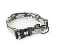 MARTIN SELLIER-Collier Camouflage gris pour chien - 4x75/90 cm