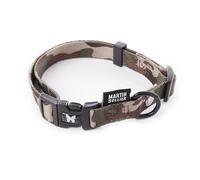 MARTIN SELLIER-Collier Camouflage marron pour chien - 1,5x30/45 cm