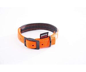 Martin Sellier - Collier Droit Confort Orange pour Chien - 25x55cm
