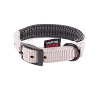 MARTIN SELLIER-Collier droit Confort pour chien coloris gris - 1,6x35 cm