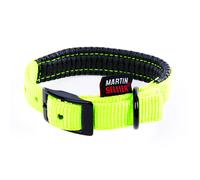 MARTIN SELLIER-Collier droit Confort pour chien coloris vert citron - 2,5x65 cm