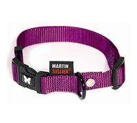 Martin Sellier - Collier en nylon mauve réglable Martin Sellier 30-45 cm