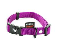 Collier Nylon Réglable 40-50/70 Mauve - Martin Sellier