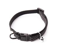 MARTIN SELLIER-Collier en nylon pour chat Flash noir