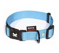 Martin Sellier - Collier en nylon turquoise réglable Martin Sellier 45-65 cm