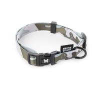 MARTIN SELLIER-Collier réglable camouflage gris 30/35x1,5 cm
