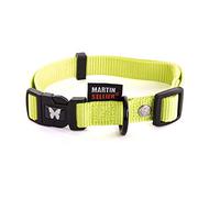 Collier pour chien nylon réglable classique Martin Sellier S Vert 16x30/45 cm