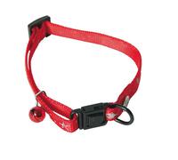 MARTIN SELLIER-Collier réglable pour chat rouge à grelot Martin Sellier Ocean - 10/20-30 cm
