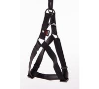 MARTIN SELLIER-Harnais baudrier réglable noir pour chien - 4x90/110 cm