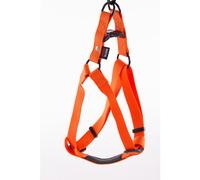MARTIN SELLIER-Harnais baudrier réglable orange pour chien - 4x90/110 cm