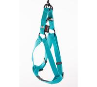 MARTIN SELLIER-Harnais baudrier réglable turquoise pour chien - 4x90/110 cm