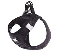 Martin Sellier Harnais Chien Mesh Haute qualité à répartition Uniforme Grand Confort Boucle Rapide Bandes réflechissantes (XXXS, Noir)