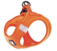 Martin Sellier Harnais Chien Mesh Haute qualité à répartition Uniforme Grand Confort Boucle Rapide Bandes réflechissantes (XXS, Orange)