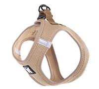 Martin Sellier Harnais Chien Mesh Haute qualité à répartition Uniforme Grand Confort Boucle Rapide Bandes réflechissantes (XS, Beige)