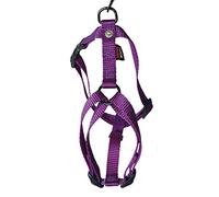 Martin Sellier - Harnais confort en nylon mauve Martin Sellier 50-70 cm