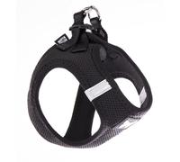 Martin Sellier Harnais Chien Mesh Haute qualité à répartition Uniforme Grand Confort Boucle Rapide Bandes réflechissantes (XXS, Noir)