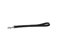 Martin-Sellier - Laisse courte pour chien - cuir bords arrondis noir (50cm x 25mm)