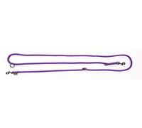 Martin Sellier - Laisse de Dressage Multiposition en Nylon - Mauve