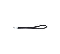Martin Sellier - Laisse Double avec Bords Arrondis en Cuir de 50cm pour Chien - Noir