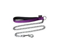 Martin Sellier - Laisse en Chaîne Forte et Nylon de 25-100cm pour Chien - Mauve