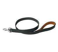 Martin-Sellier - Laisse pour chien - cuir - Black & Tan (100cm x 25mm)