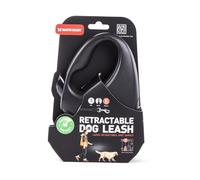 MARTIN SELLIER-Laisse rétractable noire Instinct Sangle - taille S