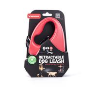 MARTIN SELLIER-Laisse rétractable rouge Instinct Sangle - taille S