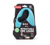 MARTIN SELLIER-Laisse rétractable turquoise Instinct Sangle - taille S