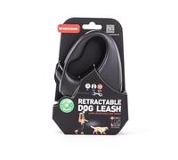 MARTIN SELLIER-Laisse sangle avec enrouleur Instinct noire XS 3 m