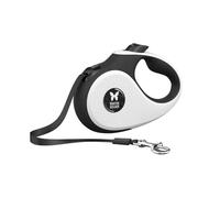 MARTIN SELLIER-Laisse sangle rétractable noire pour chien 3 m