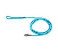 MARTIN SELLIER-Longe ronde pour chien coloris turquoise 1,3 cm x 3 m