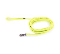MARTIN SELLIER-Longe ronde pour chien coloris vert citron 1,3 cm x 5 m