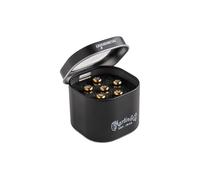 MARTIN Set de 6 chevilles pour chevalet de guitare, en liquid metal, finition or et perle (18APP0014)