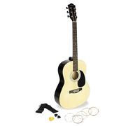 Martin Smith Guitare Acoustique avec Cordes, Plectres et Sangle de Guitare