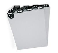Martin Yale 14522 Lot de 25 intercalaires durables en carton pressé 21,6 x 27,9 cm avec étiquettes de A à Z et inserts vierges, onglets métalliques