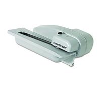 Martin Yale 1628 Ouvre-lettres de bureau avec lame dissimulée, gris, dimensions de 20,3 x 26,4 x 11,4 cm; mode de fonctionnement électrique; 3000 enveloppes par heure; capacité de pile de 2,5 cm