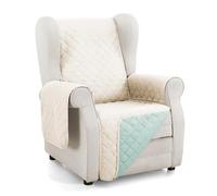 Martina Home Ambar Housse de canapé rembourrée - 1 Place - Beige/Acquamarina